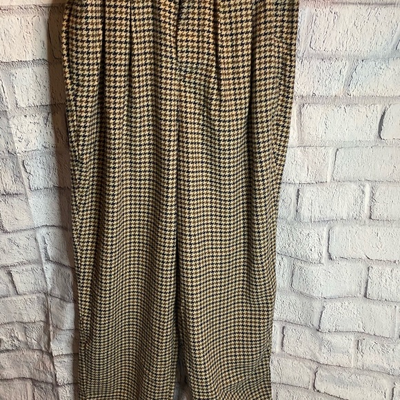 Free People Herringbone Print Wide leg Trousers - Picture 2 of 8